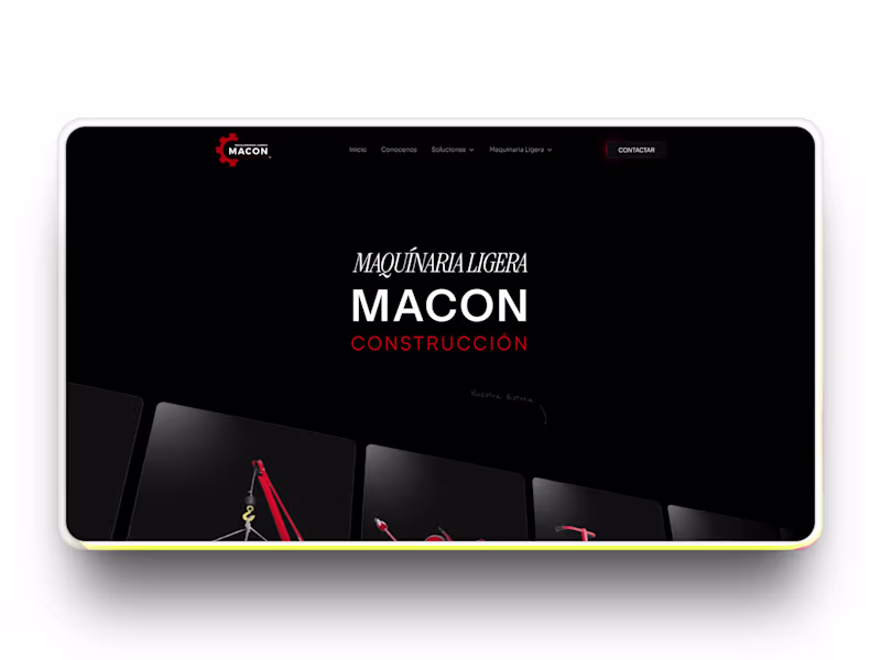 Cover image for Macon Landing Page