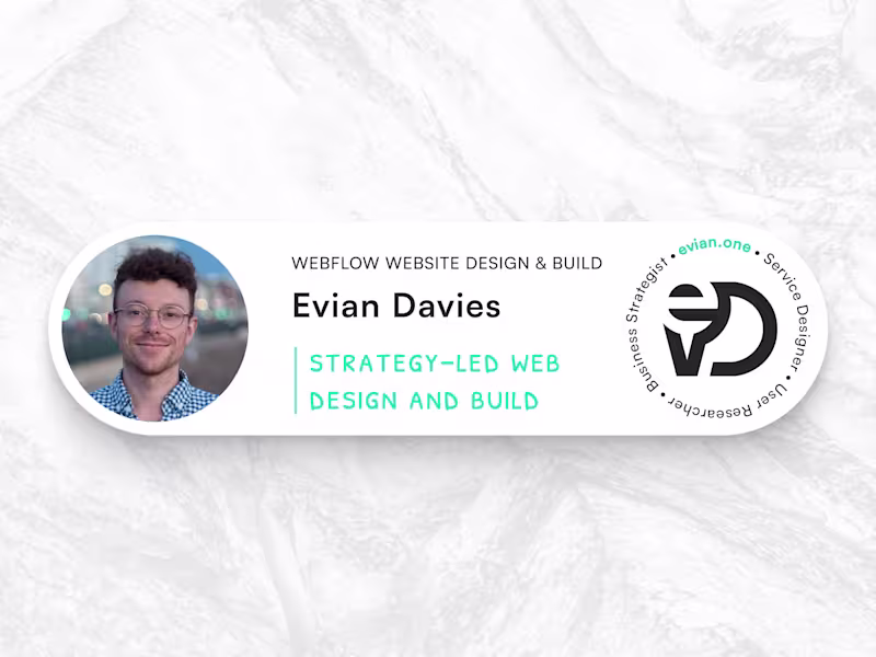 Cover image for Webflow Website Design and Build