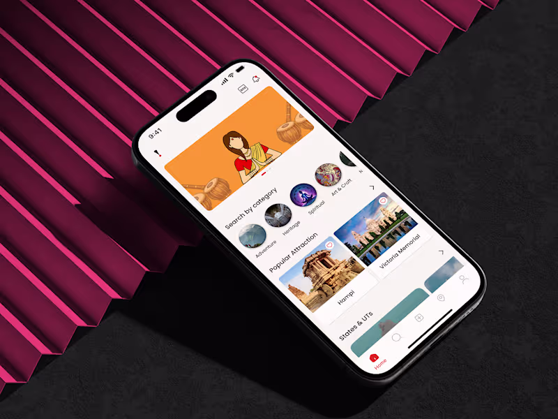 Cover image for Redesigning the Incredible India Mobile App