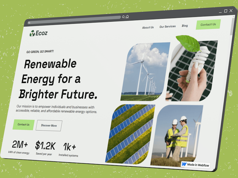 Cover image for ECOZ - Renewable Energy