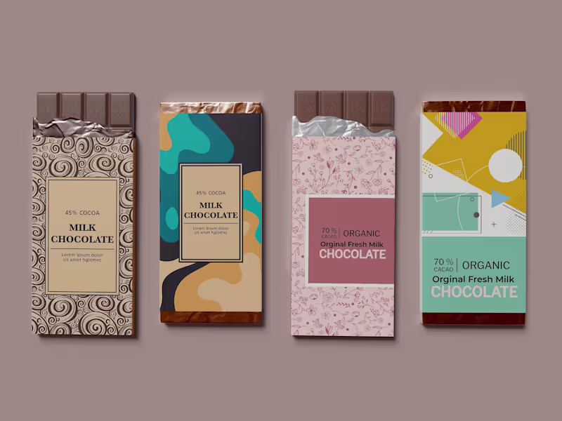 Cover image for I Will Do Eye catching Chocolate Bar label  Packaging Design