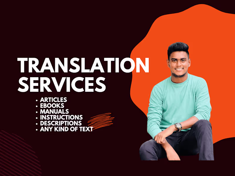 Cover image for Professional Translator | Accurate and Reliable