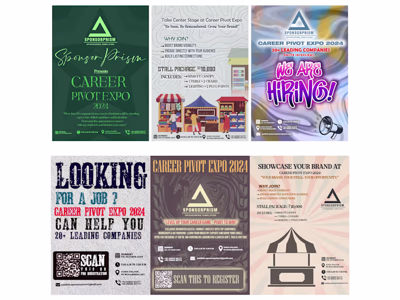 Cover image for SponsorPrism | Career Pivot Expo Visual Identity