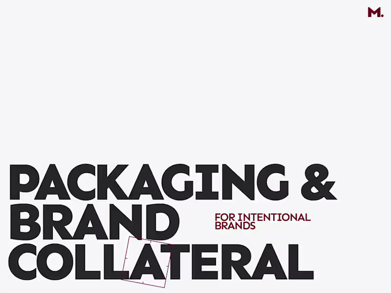 Cover image for Packaging & Brand Collateral Design