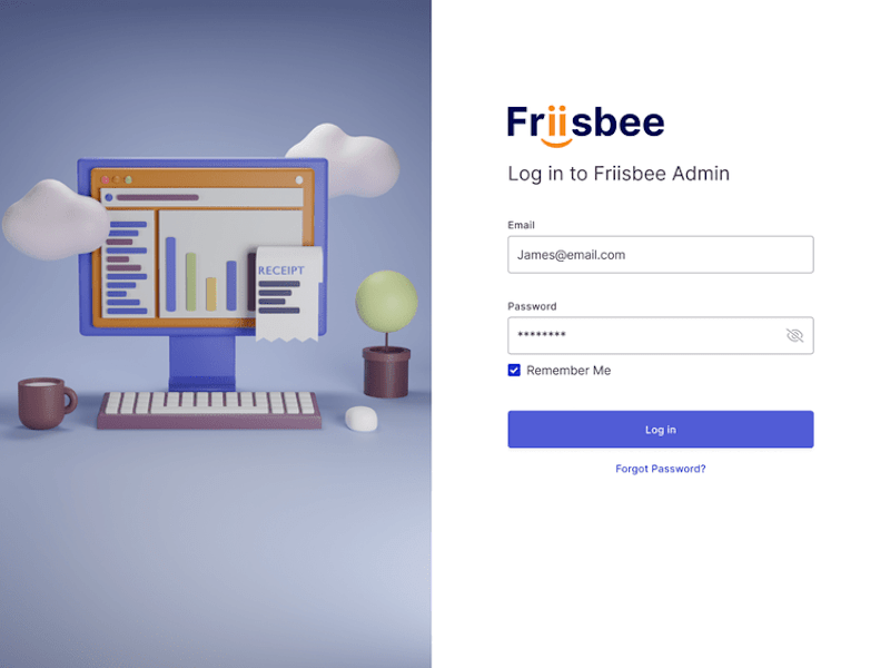 Cover image for Friisbee - Fintech Web App