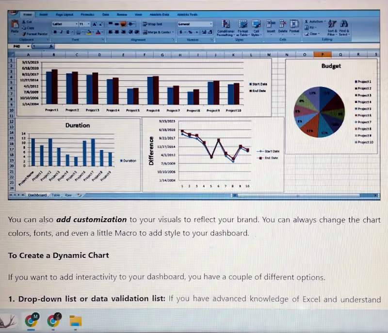 Cover image for Excel (Pivot) Dashboard