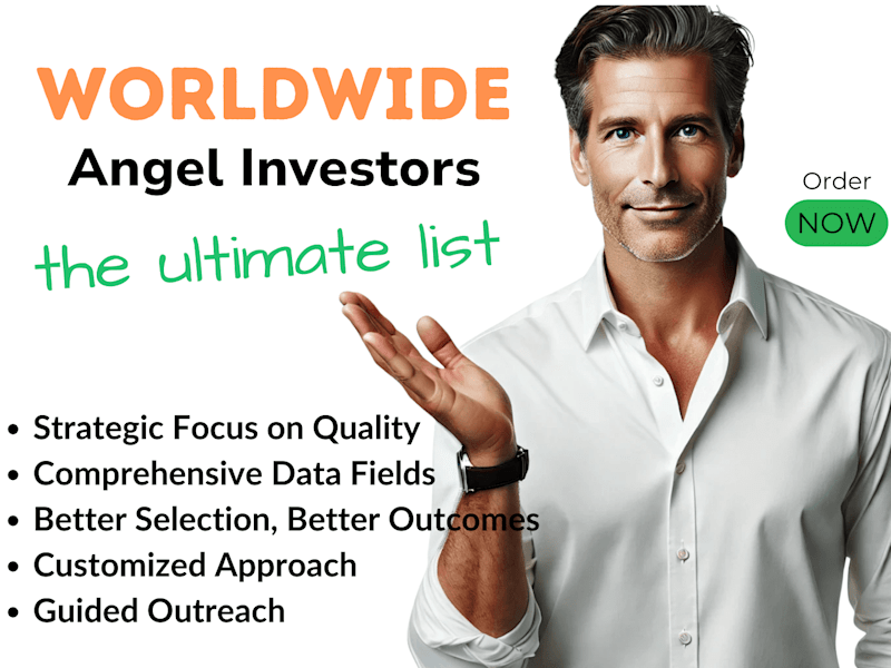 Cover image for I'll provide high quality investor leads with detailed profiles