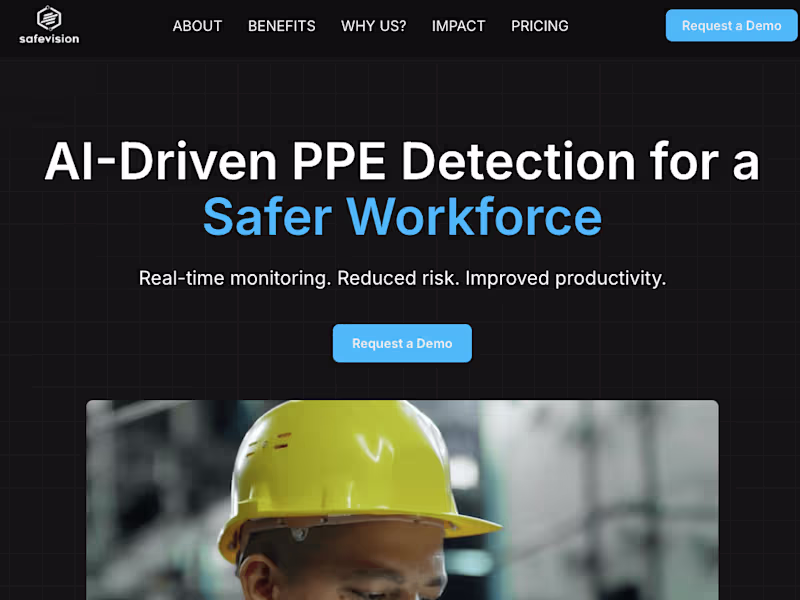 Cover image for Responsive Website Development for SafeVisions