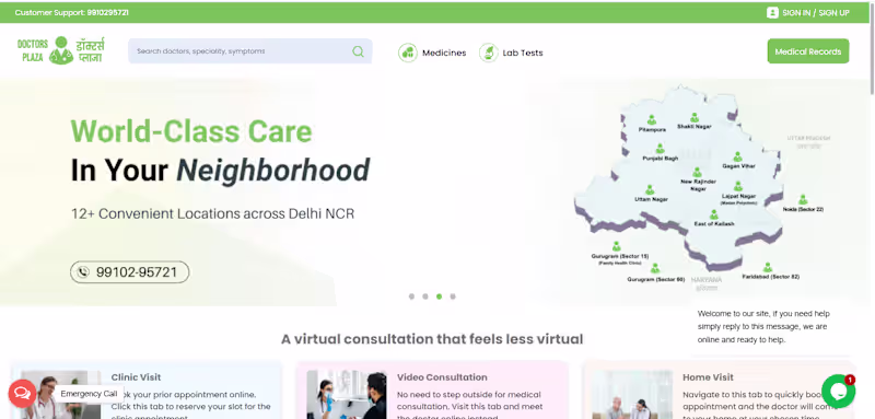 Cover image for Doctors Plaza (https://www.doctorsplaza.in/)