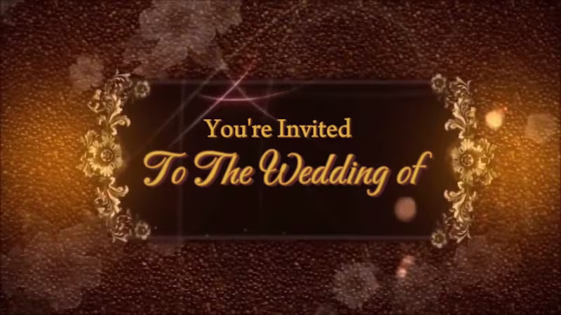 Cover image for WEDDING INVITATION 
