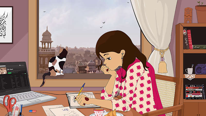Cover image for Pakistani Lo-fi Hip Hop girl