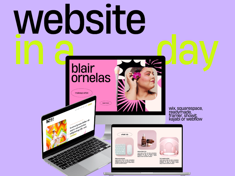 Cover image for Website in a day! 🌪️
