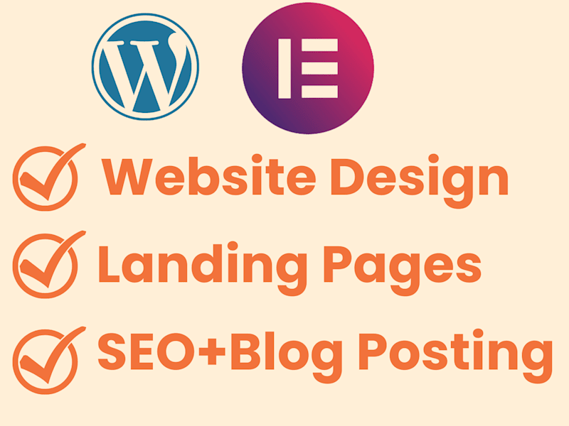 Cover image for I will do wordpress website developement using elementor