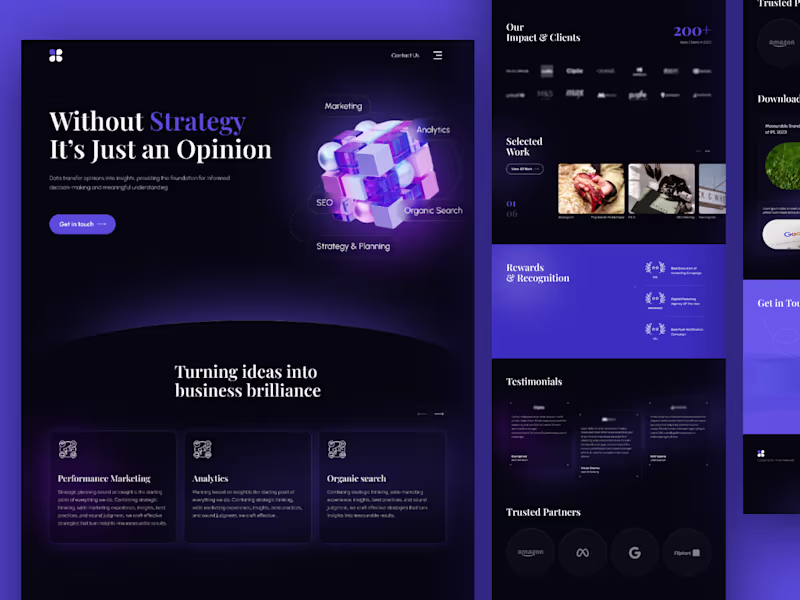 Cover image for Landing Page & Website Design