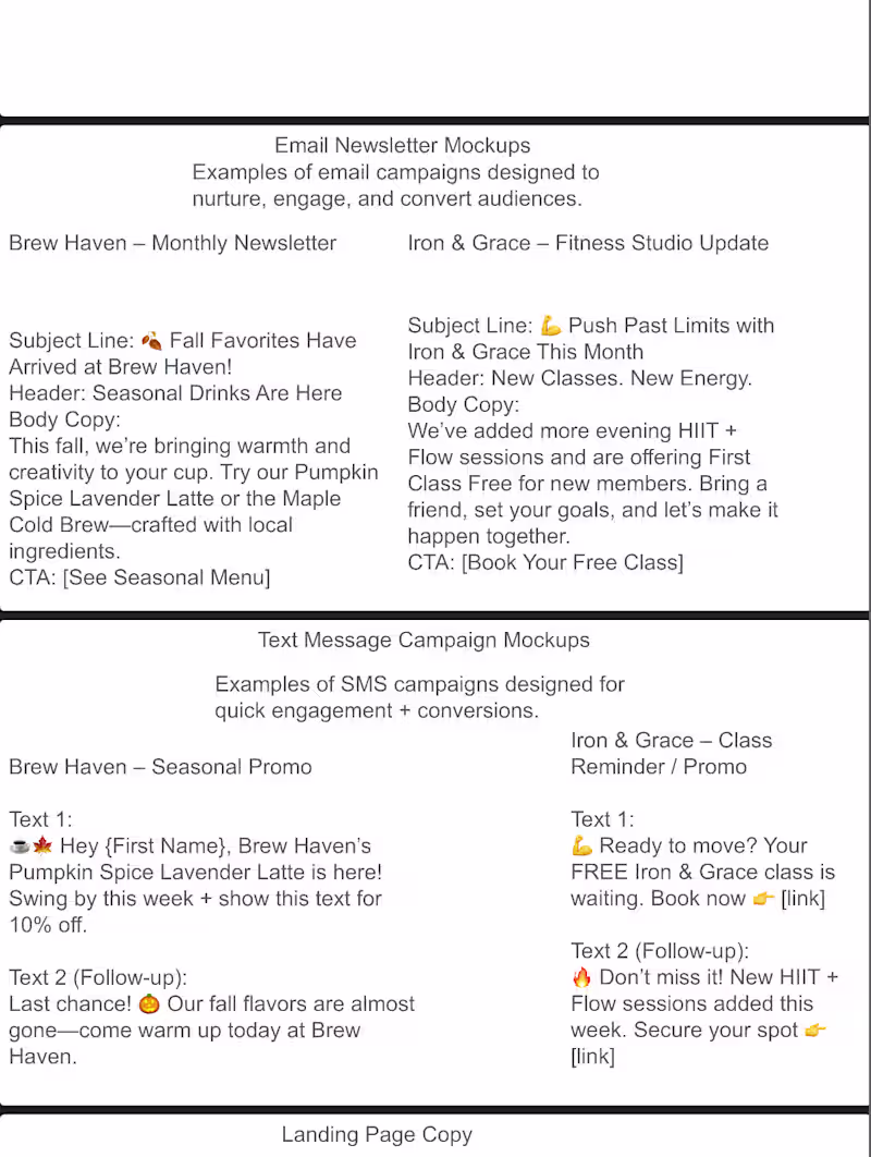 Cover image for Email Follow-Up Sequence – Local Business Campaign Descripti...