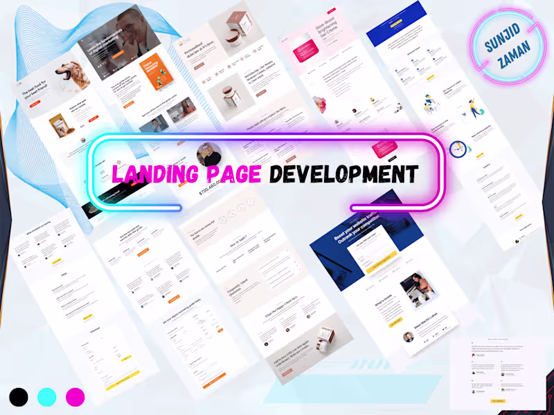 Cover image for E-commarce Landing Page Development(Cartflows pro & Elementor)🥉