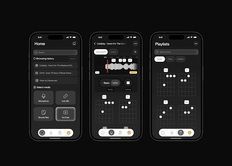Cover image for Chordai app redesign
