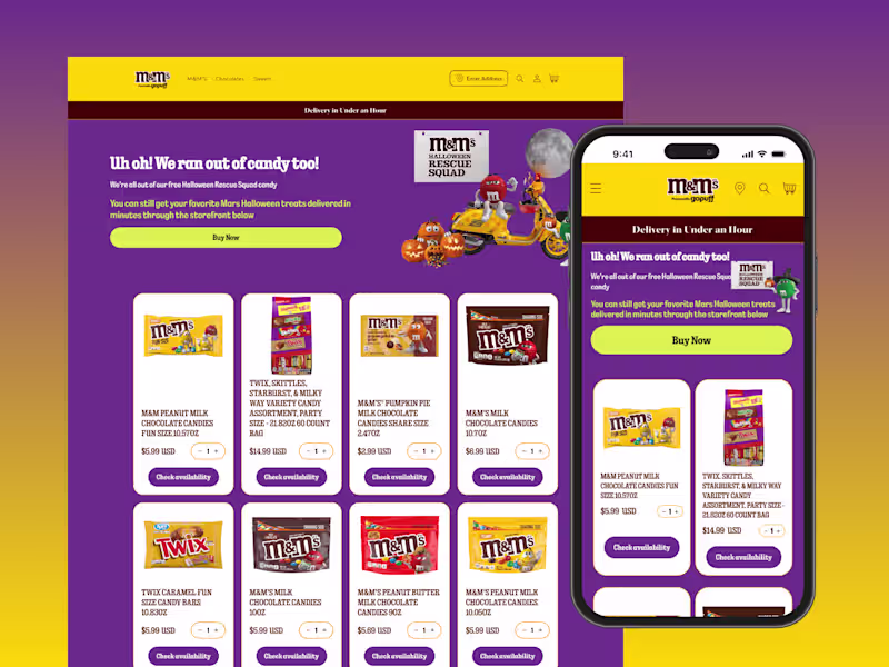 Cover image for M&M's® Halloween Sale
