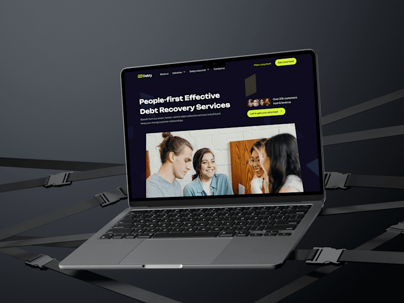 Cover image for Debty Landing page