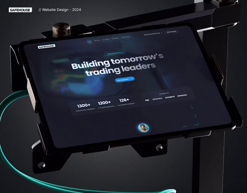 Cover image for Safehouse - Trading Website