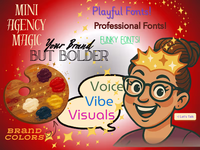 Cover image for Bold Brand Builder Kit: Messaging + Visuals + More