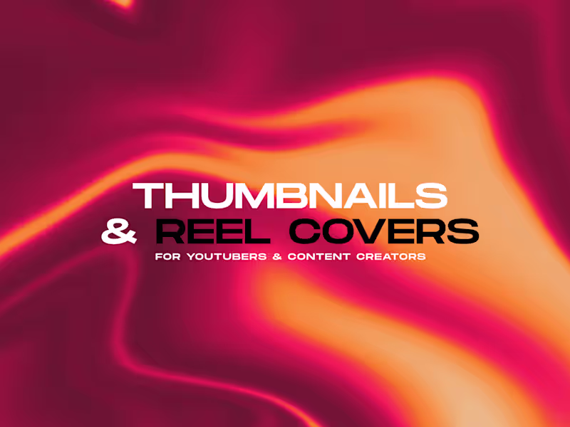 Cover image for YouTube Thumbnails & Reel Covers