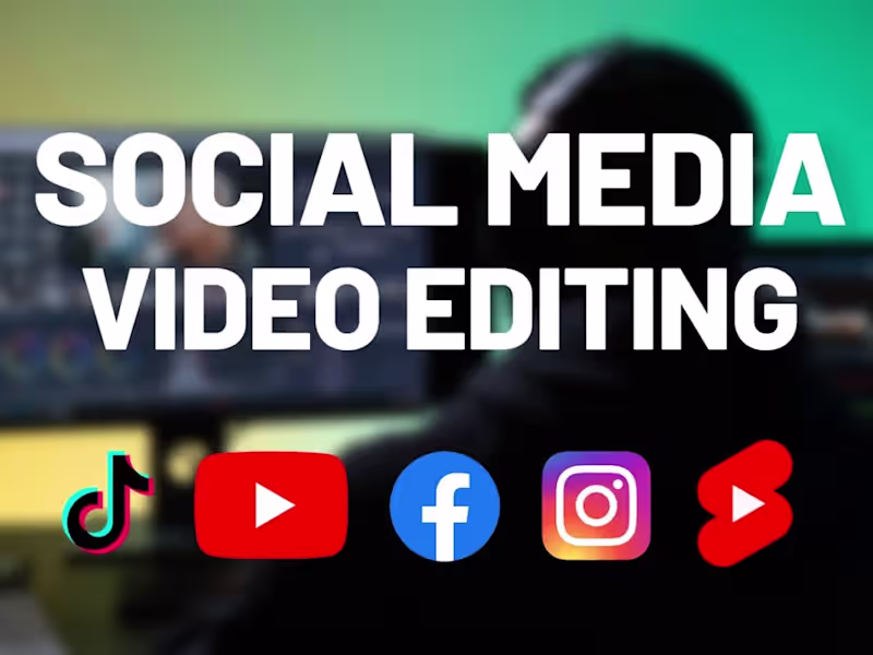 Cover image for Video edit + Social media content 