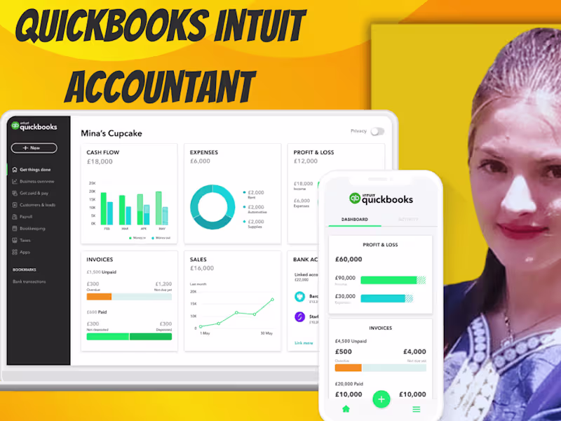 Cover image for Bookkeeping and Accounting Services In QuickBooks Online Intuit