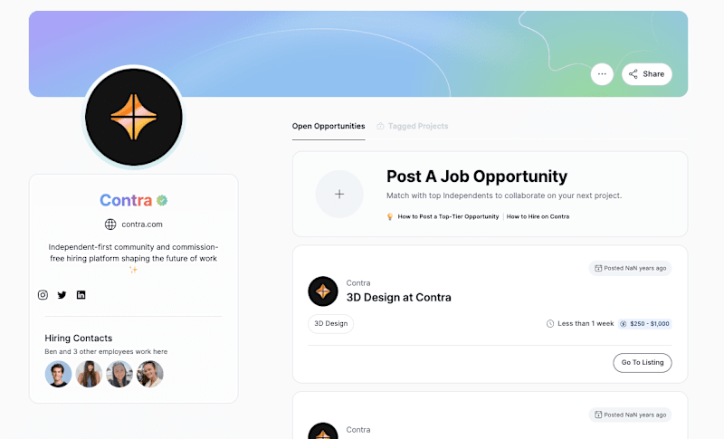 Cover image for Contra – Company Profiles