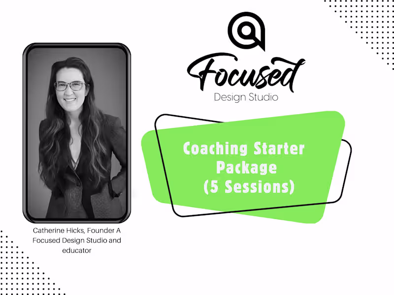 Cover image for Coaching Starter Package (5 Sessions)