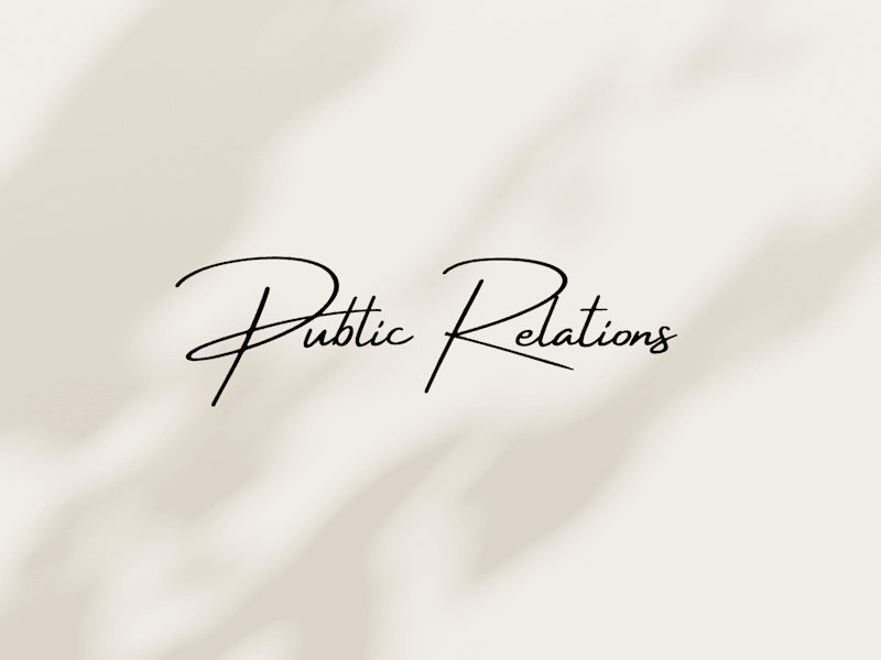 Cover image for Public Relations 