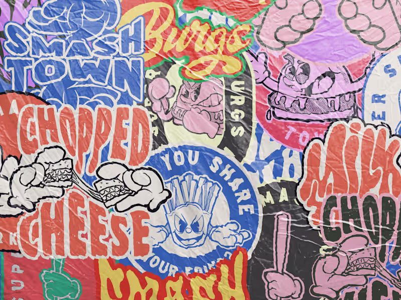 Cover image for Super Smash Burgs | Branding & Illustration