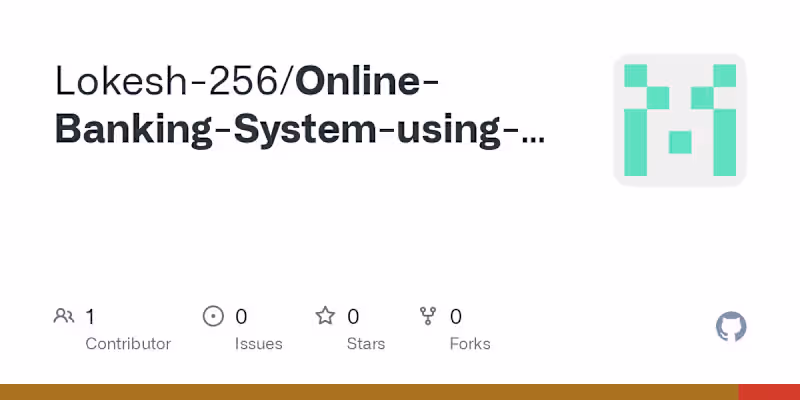 Cover image for Online Banking System Development