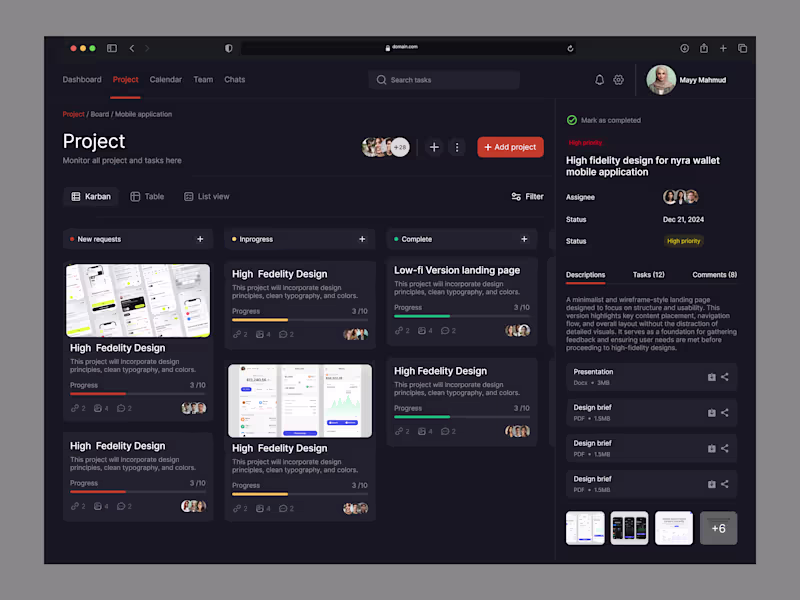 Cover image for Web App UI/UX Design