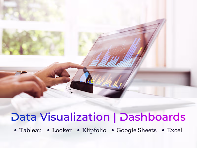 Cover image for Data Visualization & Dashboard Creation