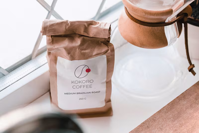 Cover image for Kokoro Coffee logo design