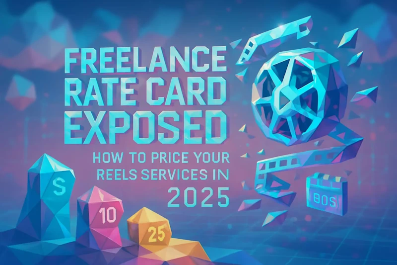 Cover image for Freelance Rate Card Exposed: How to Price Your Reels Services in 2025