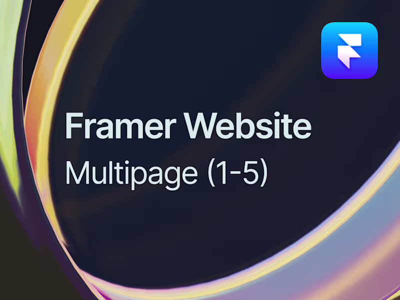 Cover image for Framer Website (Multi-page)