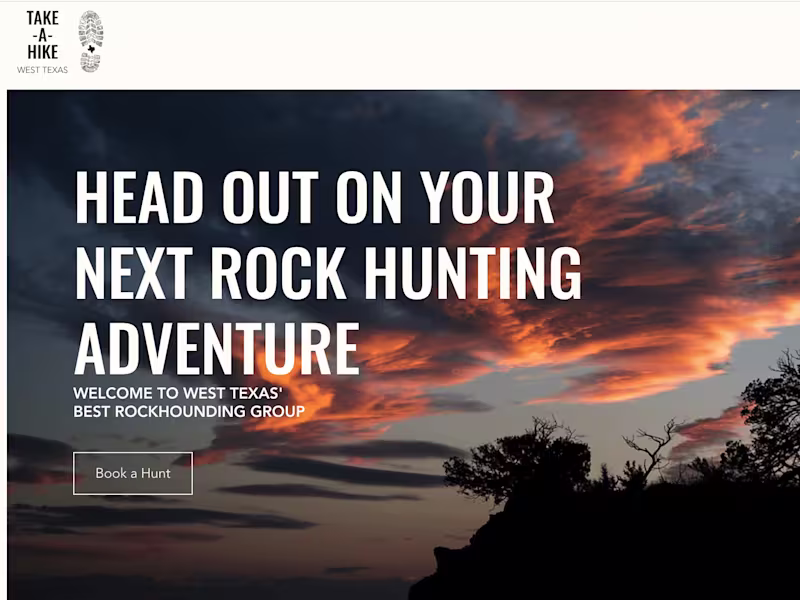 Cover image for Take a Hike Texas - Brand, Website & Logo Creation