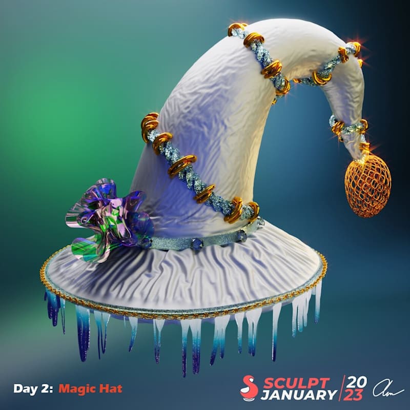 Cover image for ✨ SculptJanuary 2023 Challenge by CGBoost ✨
