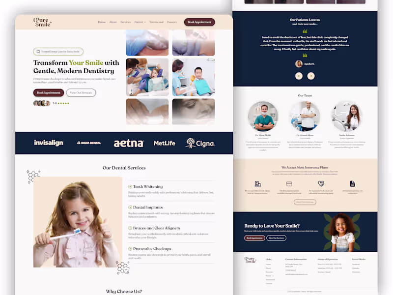 Cover image for Pure Smile Dentist