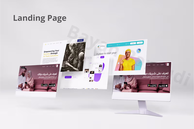 Cover image for Stunning UI UX Design for Landing Page
