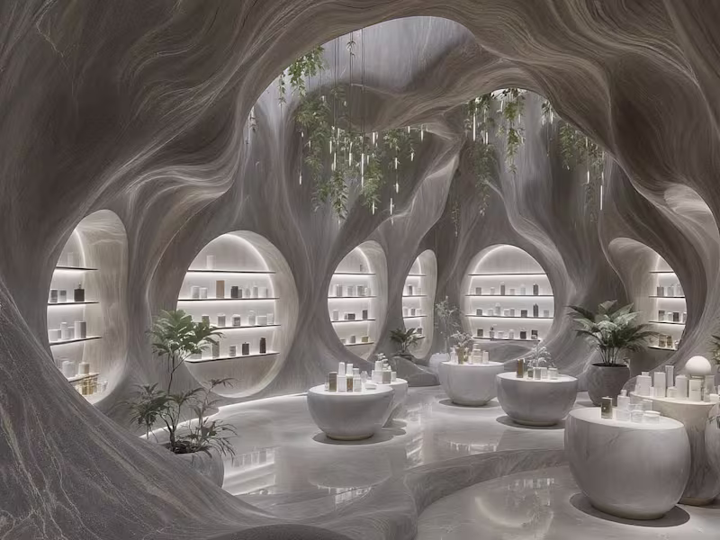 Cover image for Luxury Cosmetics Store Concept | FLORA Minimalistic, modern ...