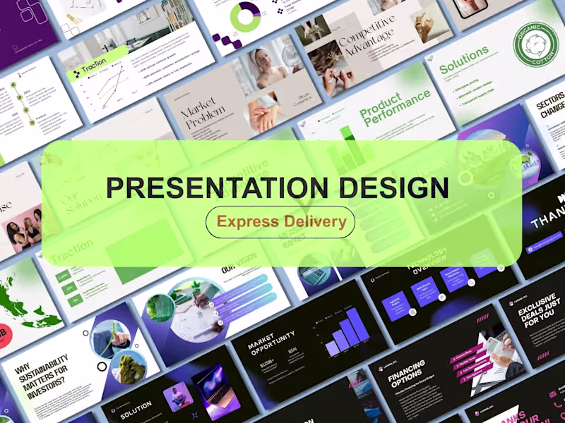 Cover image for Presentation design