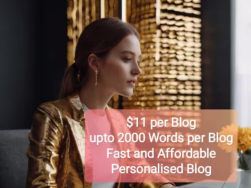 Cover image for Ai Blog Sample ($11 per Blog)