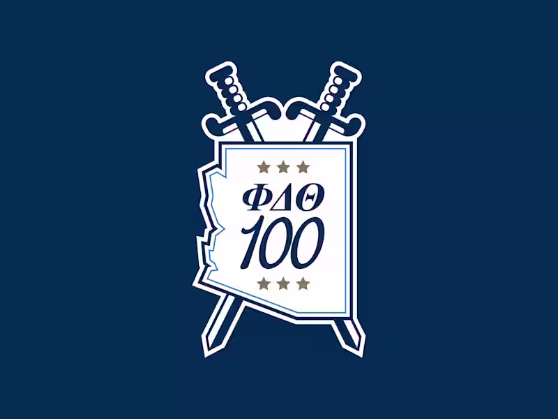 Cover image for Phi Delta Theta Arizona Chapter 100th Anniversary Brand Identity