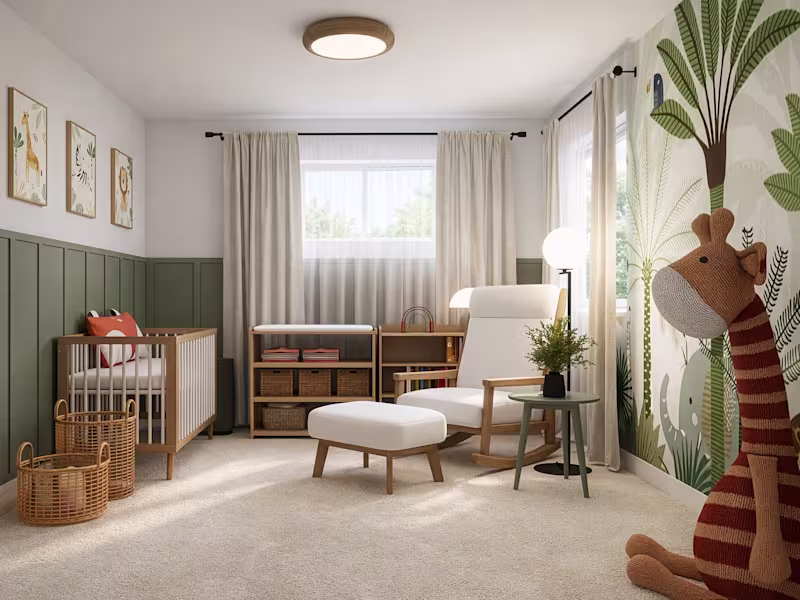 Cover image for Create a Tranquil Jungle-Themed Nursery with Natural Elements