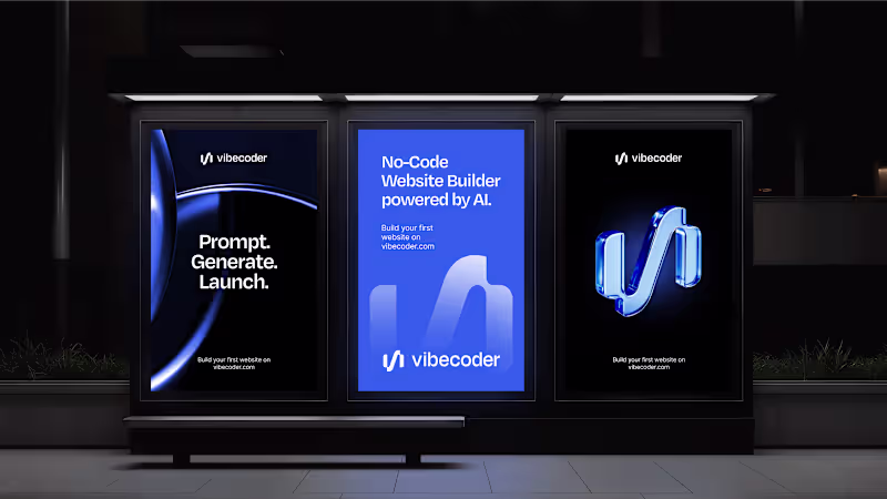 Cover image for 🔥 Prompt. Generate. Launch. One of recent brand works - Vib...