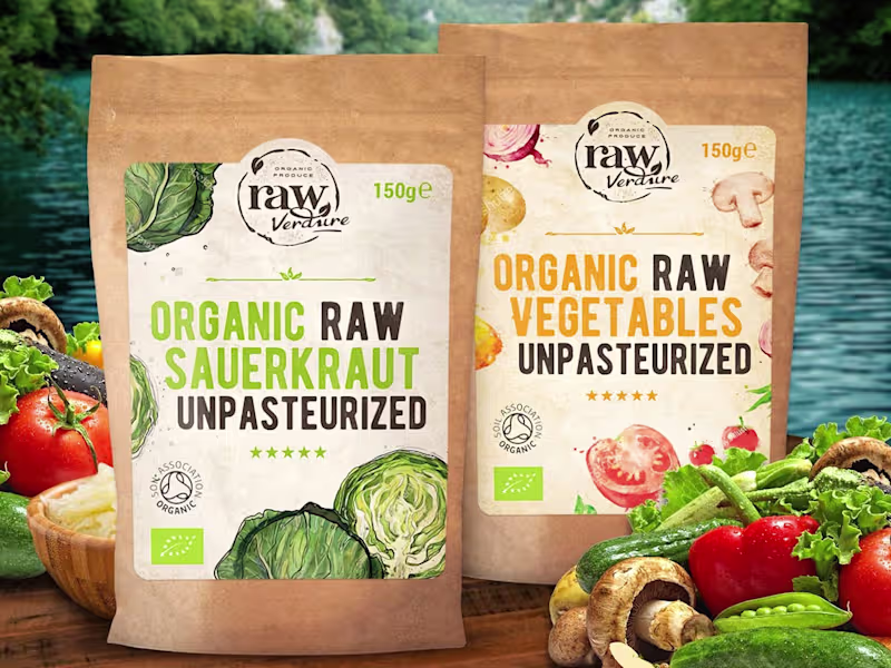 Cover image for Label for raw vegetables