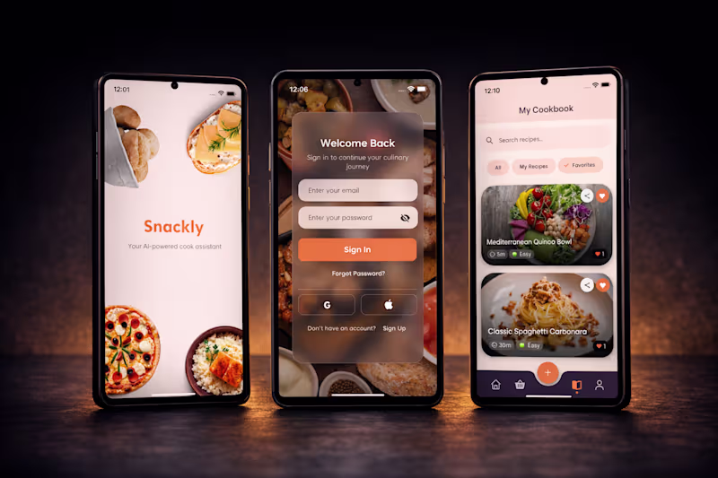 Cover image for Discover Snackly: The Future of Cooking with AI & Flutter